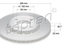 Disc frana SKODA CITIGO TOPRAN 115930