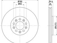 Disc frana SKODA FABIA (6Y2) (1999 - 2008) Textar 92106603