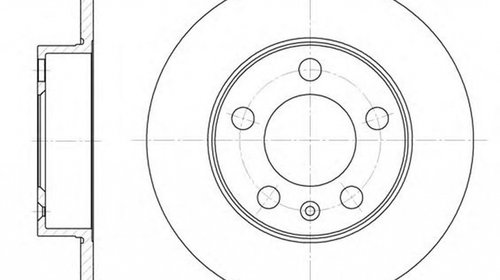 Disc frana SKODA FABIA 6Y2 ROADHOUSE 6547