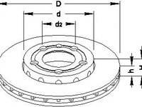 Disc frana SKODA FABIA (6Y2), SKODA FABIA limuzina (6Y3), VW POLO (9N_) - TOPRAN 109 522