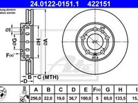 Disc frana SKODA FABIA ATE 24012201511