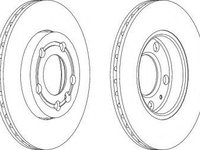 Disc frana SKODA FABIA Combi (2007 - 2014) FERODO DDF1164