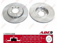 Disc frana SKODA FABIA Combi (6Y5) (2000 - 2007) ABE C3W001ABE