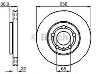 Disc frana SKODA FABIA Combi 6Y5 BOSCH 0986478853