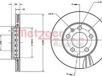 Disc frana SKODA FABIA Combi 6Y5 METZGER 6110403