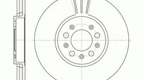 Disc frana SKODA FABIA Combi ROADHOUSE 6544.1