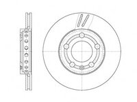 Disc frana SKODA FABIA I (6Y2) (1999 - 2008) REMSA 6709.10 piesa NOUA