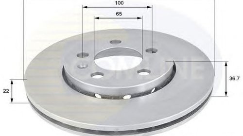 Disc frana SKODA FABIA NJ3 COMLINE ADC1407V