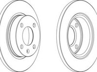 Disc frana SKODA FAVORIT (781), SKODA FORMAN combi (785), SKODA FELICIA (6U1) - FERODO DDF875