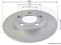 Disc frana SKODA OCTAVIA 1U2 COMLINE ADC1443