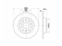 Disc frana Skoda OCTAVIA (1Z3) 2004-2013 #2 08A20210