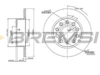 Disc frana SKODA OCTAVIA 1Z3 BREMSI DBB224S