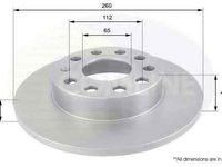 Disc frana SKODA OCTAVIA 1Z3 COMLINE ADC1448