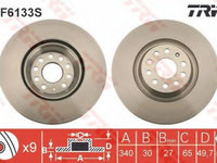 Disc frana SKODA OCTAVIA 3 (5E3) (2012 - 2016) TRW DF6133S