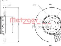 Disc frana SKODA SUPERB 3U4 METZGER 6110016