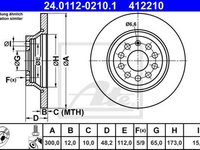 Disc frana SKODA SUPERB 3V3 ATE 24011202101