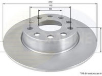 Disc frana SKODA YETI (5L) (2009 - 2016) COMLINE ADC1497