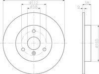 Disc frana SMART CABRIO (450), SMART CITY-COUPE (450), SMART CROSSBLADE (450) - MINTEX MDC1423