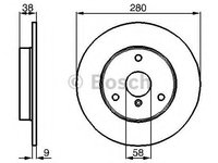 Disc frana SMART CABRIO (450), SMART CITY-COUPE (450), SMART CROSSBLADE (450) - BOSCH 0 986 478 479