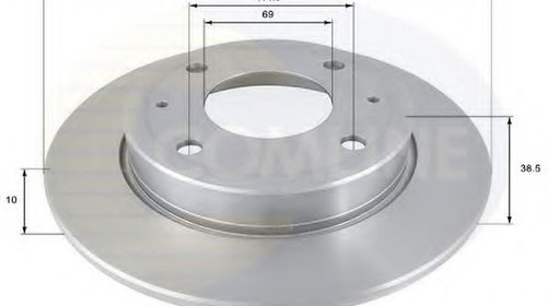 Disc frana SMART FORFOUR (454) (2004 - 2006) 