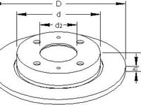 Disc frana SMART FORFOUR (454) - TOPRAN 407 960