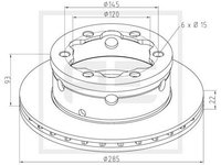 Disc frana spate (01666700A PETERS ENNEPETAL) MERCEDES-BENZ