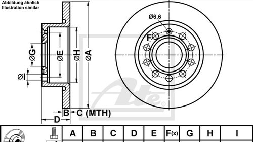 DISC FRANA SPATE - ATE - 24.0110-0277.1