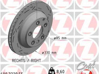 Disc frana spate dreapta black z - zimmermann 600 3229 55 ZIMMERMANN pentru Vw Touareg Audi Q7