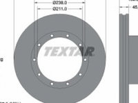 Disc frana spate Dreapta/Stanga (430mmx45mm) fara pivot de fixare a rotii MERCEDES ACTROS 1113/1117/130 kW/1313 1314/1316/1317/1413/1417/1518/1518 1519/1521/1525/1526/1617/1621/1823/1