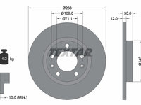 DISC FRANA Spate Dreapta/Stanga FIAT DOBLO Box Body/MPV (510_, 511_) TEXTAR 92268003 2022