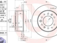 Disc frana spate Dreapta/Stanga HYUNDAI H350 2.5D 04.15-