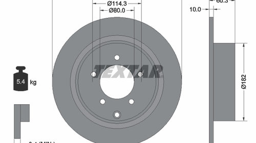 DISC FRANA Spate Dreapta/Stanga JEEP PATRIOT 