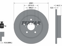 DISC FRANA Spate Dreapta/Stanga LEXUS ES (_Z10_, _A10_, _H10_) TEXTAR 92301403 2018