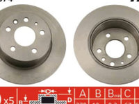 Disc frana spate Dreapta/Stanga MERCEDES 123 (C123), 123 T-MODEL (S123), 123 (W123), /8 (W114), /8 (W115), CABRIOLET (W111, W112), S (C126), S (W108, W109) 2.0-6.8 01.66-06.91