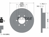 DISC FRANA Spate Dreapta/Stanga MERCEDES-BENZ SPRINTER 3,5-t Platform/Chassis (B907, B910) TEXTAR 92301003 2018