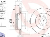 Disc frana spate Dreapta/Stanga NISSAN 300ZX, SKYLINE 2.5/3.0 05.90-07.00