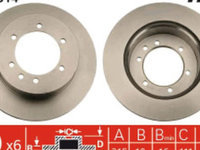 Disc frana spate Dreapta/Stanga NISSAN PATROL GR IV, PATROL GR V, PATROL III/1 2.8-4.2D 07.80-