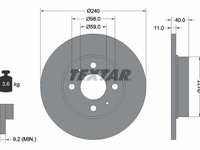 DISC FRANA Spate/Fata Dreapta/Stanga LANCIA DEDRA (835_) TEXTAR 92061103 1989 1990 1991 1992 1993 1994 1995 1996 1997 1998 1999