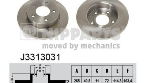 Disc frana spate (LIVRABIL NUMAI PERECHE) MAZ