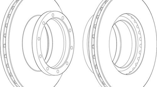 Disc frana spate Mercedes Tourismo -PRODUS NO