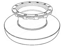 Disc frana spate Renault Premium dCi -produs nou