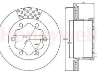 Disc frana spate SPRINTER, lt 4T -produs nou