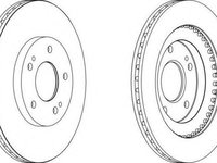 Disc frana SSANGYONG KORANDO (KJ), SSANGYONG KORANDO Cabrio (KJ), DAEWOO MUSSO (FJ) - FERODO DDF1399