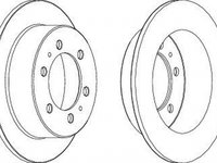 Disc frana SSANGYONG MUSSO SPORTS FERODO DDF1400