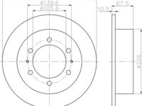 Disc frana SSANGYONG MUSSO SPORTS TEXTAR 92138500