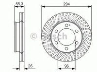 Disc frana SSANGYONG REXTON (GAB) (2002 - 2012) BOSCH 0 986 479 D33 piesa NOUA