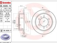 Disc frana SSANGYONG REXTON GAB BREMBO 08A32910