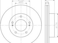 Disc frana SSANGYONG RODIUS, SSANGYONG STAVIC, SSANGYONG STAVIC II - TEXTAR 92203003