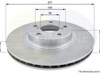 Disc frana SUBARU FORESTER SF COMLINE ADC0811V