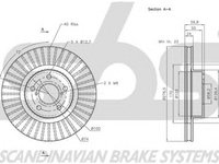 Disc frana SUBARU FORESTER SF sbs 1815314406